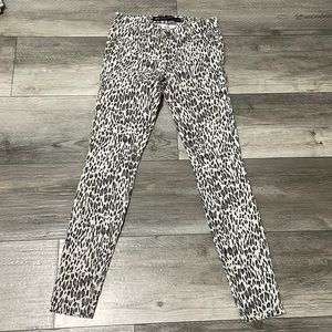 Divine Rights of Denim, skinny, animal print,‎ leopard, size 27